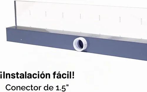 Vista 3 de HALF OFF PONDS Derrame de acrílico iluminado elegante de 12" con cambio de color - SE12CC-HOP