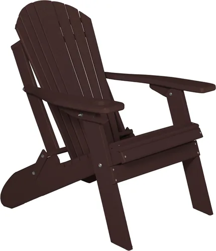 Vista 24 de Furniture Barn USA Silla Adirondack plegable de polietileno, azul Aruba Azul (Aruba Blue)
