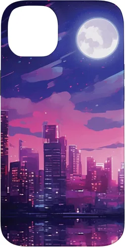 Vista 15 de Funda estética Kawaii de anime y manga de los años 80 y 90 para iPhone 16