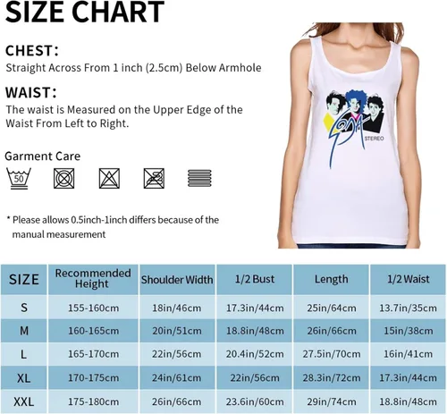 Vista 2 de Soda Stereo Tank Top Womens Loose Fit Vest Casual Sleeveless Tops