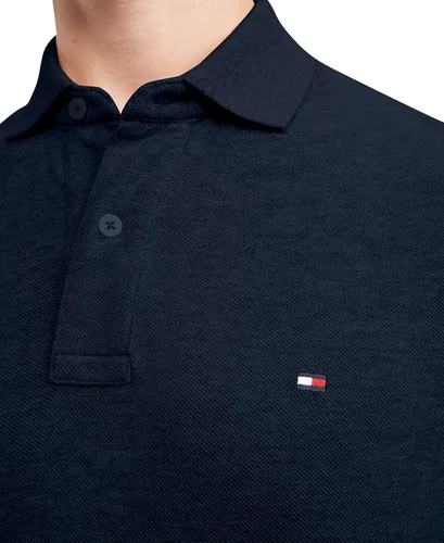 Vista 4 de Tommy Hilfiger Polo de piqué de algodón de manga corta para hombre en ajuste clásico
