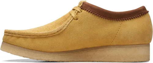 Vista 28 de Clarks Wallabee Chukka Botas para hombre cera de abeja cuero