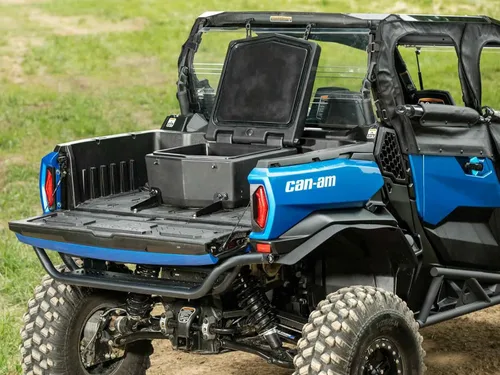 Vista 6 de SuperATV Enfriador con aislamiento trasero resistente al agua para Can-Am Commander 1000 2021 Tapa sellada mantiene el hielo dentro y fuera