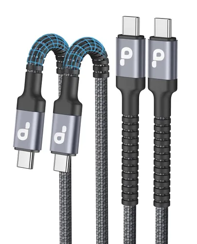 Vista 9 de Cable USB C a Lightning certificado por Apple, paquete de 2 cables de carga rápida para iPhone, tipo C Lightning para iPhone 13, 12, 11 Pro Max