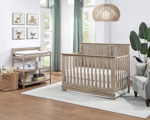 Vista 7 de Suite Bebe Grayson - Decoración rústica alpina para cambiador