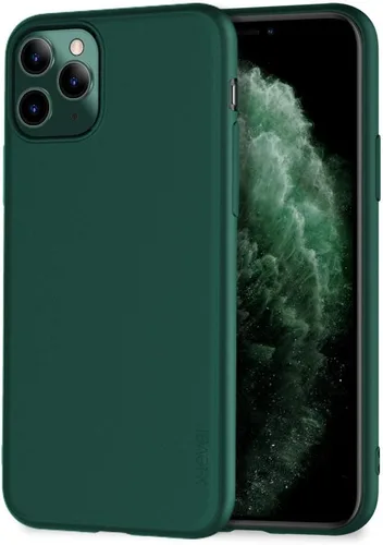 Vista 114 de X-level Funda para iPhone 11 Pro Max, delgada y suave TPU superficie mate, funda ultradelgada para teléfono, ligera, protectora completa