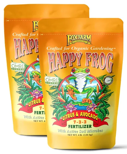 Vista 7 de FoxFarm Happy Frog - Fertilizante de cítricos y aguacate, con certificación OMRI, nitrógeno de liberación lenta, calcio y azufre para árboles