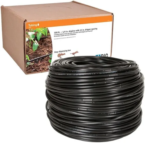 Vista 14 de DIG ML-056, 50', ¼" Microline™ Dripline - Espaciado de emisores mejorado de 6 pulgadas, resistente a los rayos UV, perfecto para diversos diseños