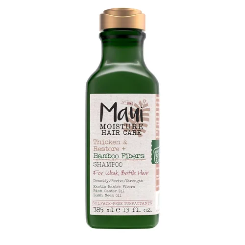 Vista 10 de Maui Moisture - Acondicionador fortalecedor y restaurador + fibras de bambú para suavizar cabello en transición o natural y renovar cabello