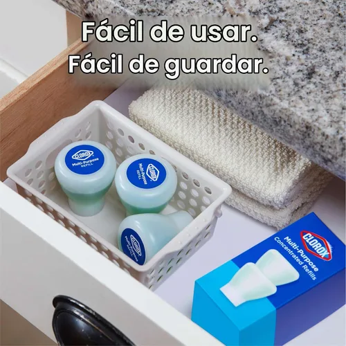 Vista 6 de Clorox Recambio de spray multiusos, esenciales para el hogar, 3 x 1.125fo repuestos concentrados