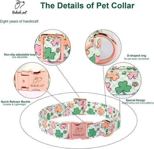 Vista 47 de Collar para perros del 4 de julio, collares patrióticos azules para cachorros y perros pequeños, ligero y ajustable 1776 collares para cachorros
