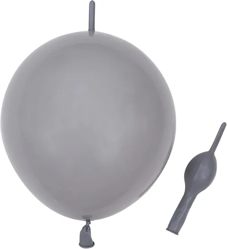 Vista 9 de Globos de eslabones de 12 pulgadas, globos de látex Quick Linkale 60 piezas para bodas, cumpleaños, Halloween, Navidad, decoraciones de festivales