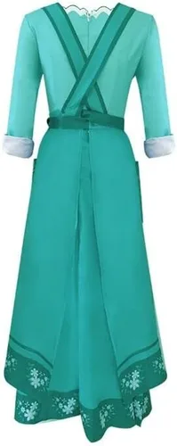 Vista 3 de PAINEOMN Disfraz de Julieta Madrigal para adultos, vestido de Abuela Alma para mujer, disfraz de Halloween para abuela