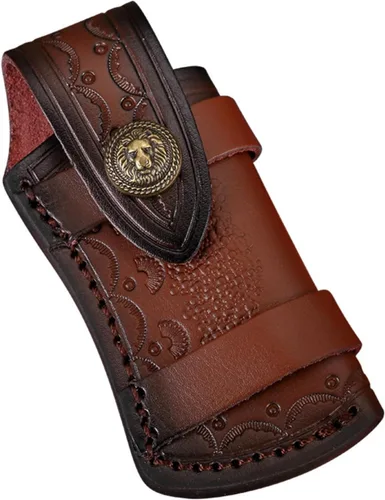 Vista 9 de Funda multiherramienta, Funda de cuero para cuchillos multiherramientas, estuche de bolsillo para cinturón, Funda para cinturón de bolsillo, Funda