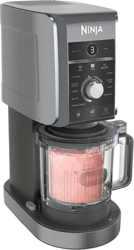Vista 3 de Ninja® CREAMi® Deluxe 11 en 1 Helado y congelador NC501EU Plata