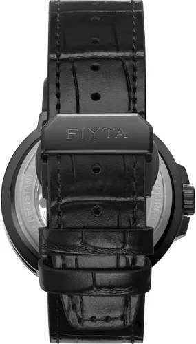 Vista 3 de FIYTA Reloj deportivo clásico de 3 manecillas para hombre, reloj automático de acero inoxidable para hombre, cristal de zafiro sintético, luminoso