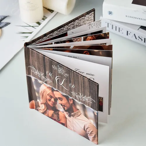Vista 6 de Álbum de fotos personalizado para fotos personalizada, tu fotografía impresa en 3D, el mejor regalo, diseña tu propio álbum de recortes, álbumes