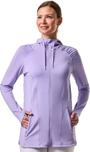 Vista 17 de Coolibar Chaqueta con cremallera completa para mujer - Protección solar UPF 50+ - Astir