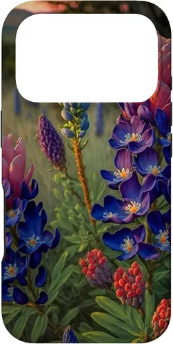 Vista 30 de Texas Rose Colored Bluebonnets Case for iPhone 17