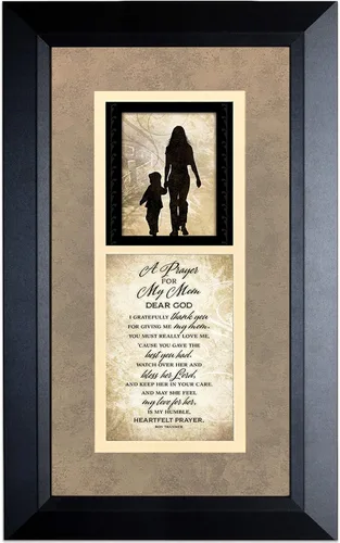 Vista 8 de A Prayer for My Mom 8 x 16, marco de madera del marco para pared de madera por James Lawrence