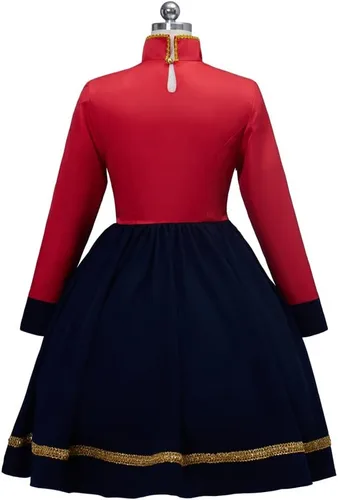 Vista 6 de Disfraz de cascanueces para mujer, disfraz de soldado de Navidad, disfraz de cosplay