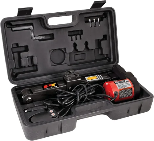 Vista 15 de Performance Tool W1640 gato de garaje de 2-1/2 toneladas, (5,000 lbs.) elevación de 5-15.5 pulgadas, ruedas giratorias, para autos/camiones