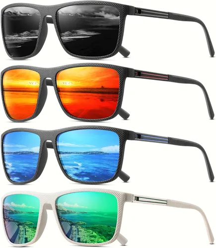 Vista 11 de Gafas de sol polarizadas para hombre, clásicas, ligeras, para conducir, pesca, golf, sol, protección UV