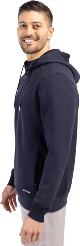 Vista 4 de Cutter & Buck Roam Eco Half Zip Recycled Mens Pullover Hoodie