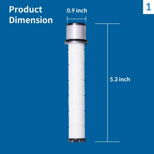 Vista 3 de BODYLUV Pure Filter - Cartucho de repuesto para cabezal de ducha (3EA, 3.00, cuenta)