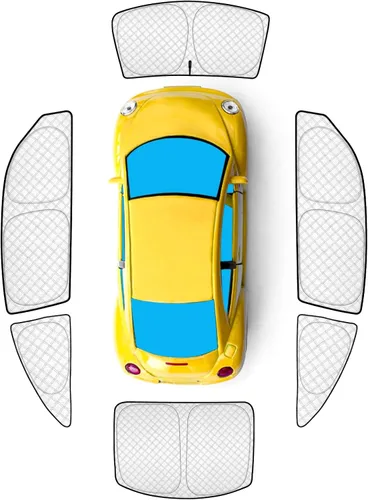 Vista 50 de KMF 6 piezas de parasoles gruesos para Mazda 3 Hatchback (No Sedán) 2014-2018 Accesorios, parasoles completos para parabrisas y ventanas de coche