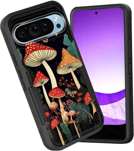 Vista 67 de Funda para Pixel 6A, funda híbrida de doble capa resistente a prueba de golpes de policarbonato duro de silicona suave TPU para Google Pixel 6A