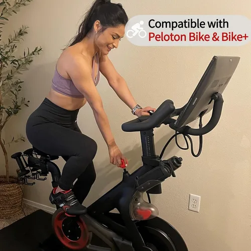 Vista 3 de KESCOO Zapatos de ciclismo para hombre y mujer, compatibles con zapatos de bicicleta Peloton y tacos Delta preinstalados, clip en bicicleta