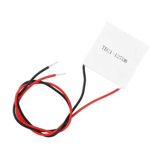 Vista 3 de TEC1-12708 Semiconductor Refrigeración Tabletas Refrigeración Peltier Módulo Placa Disipador de calor 1,6 x 1,6 x 0,1" DC12V