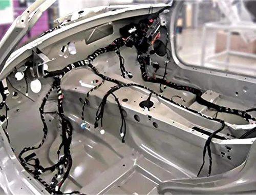 Vista 3 de Tesa 51608 - Cinta de arnés interior de forro polar mullido negro para VW, Audi, Mercedes, BMW 0.748 in X 49.2 ft