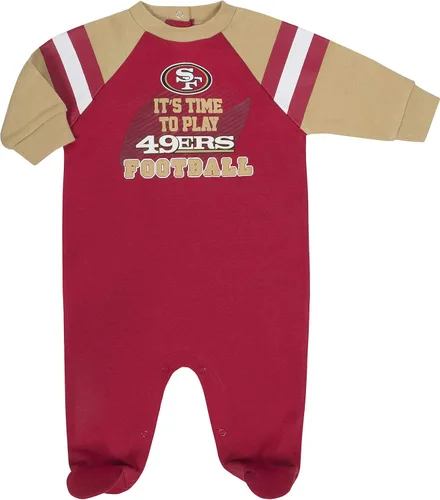 Vista 2 de Gerber NFL Unisex Mameluco para bebé con diseño de equipo para dormir y jugar