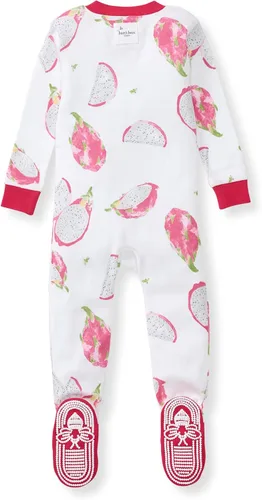 Vista 59 de Burt's Bees Baby Pijama para bebé niña, 100% algodón orgánico, pijama de una pieza, overol diagonal con cremallera, ajuste cómodo