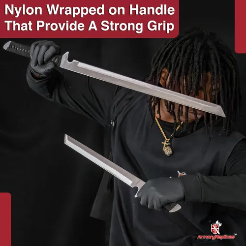 Vista 6 de Armory Replicas Colección Ninja Twin Sword - Cuchillas dobles de acero inoxidable con opciones de funda táctica