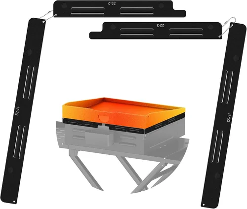 Vista 8 de Protectores de viento para parrilla Blackstone de 17 pulgadas, pantalla magnética de acero inoxidable para parrilla Blackstone, protege el calor