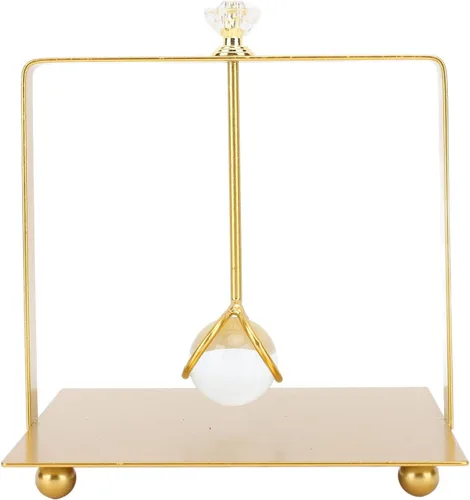 Vista 9 de Flat Napkin Holder, Metal Napkin Holder for Kitchen Dining, Elegant Square Lift Handle Modern Paper Serviette Dispenser for Restaurant Hotel Home