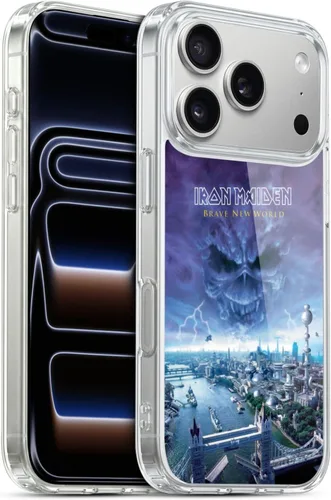 Vista 31 de Head Case Designs Funda de gel suave con licencia oficial de Iron Maiden Brave New World, compatible con Apple iPhone 7 Plus/iPhone 8 Plus Nuevo