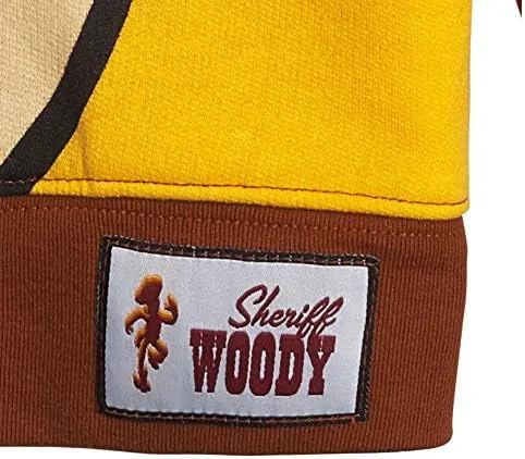 Vista 7 de Disney Toy Story Big Face - Sudaderas con capucha y cremallera de personajes Buzz Lightyear, Sheriff Woody Niños y niñas, talla unisex