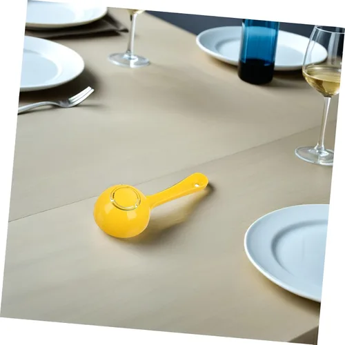 Vista 7 de Hemoton 2 piezas de plástico de paleta de arroz para servicio de alimentos, pala de arroz semicircular, pala de arroz antiadherente, espátula