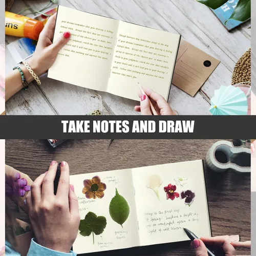 Vista 5 de Thenshop Paquete de 150 mini cuadernos a granel pequeños de bolsillo en blanco para niños de 4 x 4 pulgadas, diarios sin forro, cuadernos