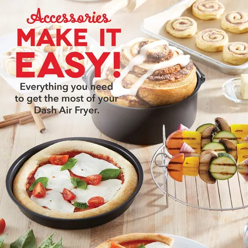 Vista 7 de DASH Tasti-Crisp - Freidora de aire digital con tecnología AirCrisp, ajustes preestablecidos, control de temperatura y función de apagado