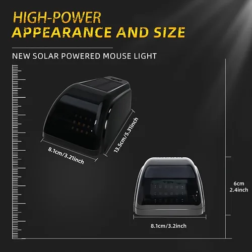 Vista 3 de FLYANT 5 luces solares sin taladro, 12 luces LED de marcación de techo IP68, resistente al agua, compatible con Ford Dodge, camiones, camionetas