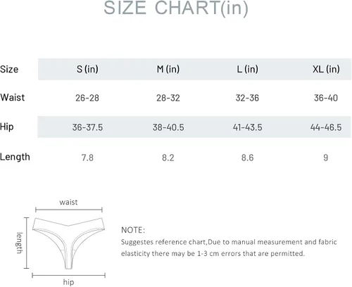 Vista 6 de DEANGELMON Tangas sin costuras para mujer ropa interior para mujer cómoda paquete múltiple