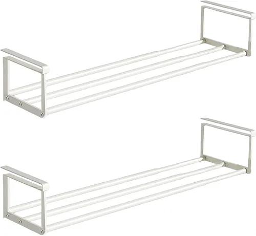 Vista 8 de Organizador expandible para zapatos, estante ajustable para zapatos y estante debajo del gabinete, para almacenamiento y organización de zapatos