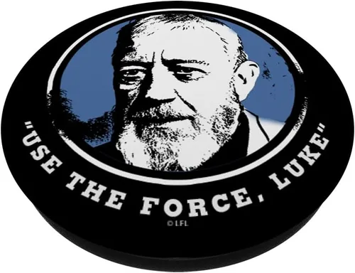 Vista 2 de Star Wars Obi Wan Kenobi Use The Force Catchphrase Retro Art PopSockets PopGrip: agarre intercambiable para teléfonos y tabletas