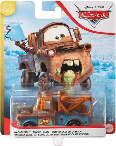 Vista 5 de Disney Vehículos de personajes fundidos a presión de película, miniatura, juguetes coleccionables de autos de carreras basados en películas