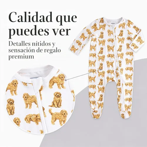 Vista 5 de Mud Pie Baby Mud Pie Dog Breed - Pijama unisex para bebé Golden Doodle